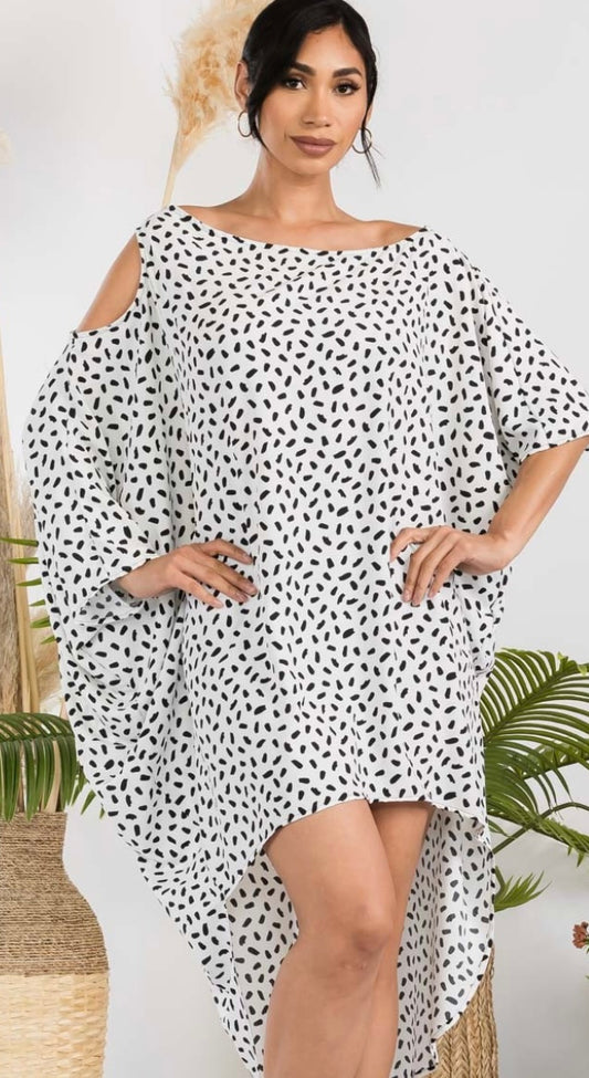 Cold Shoulder Cover Up Dress